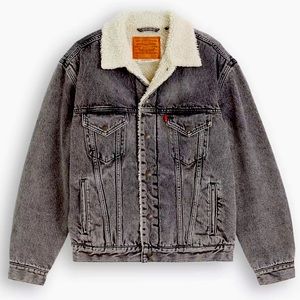Levi's® PremiumVINTAGE RELAXED FIT SHERPA TRUCKER JACKET Size: XXL
